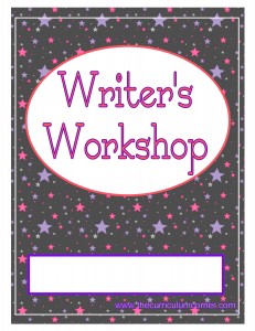 Stars Writer's Workshop Cover with FREE Writing Binder from The Curriculum Corner