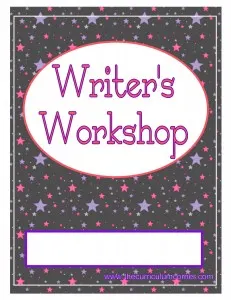 Stars Writer's Workshop Cover with FREE Writing Binder from The Curriculum Corner