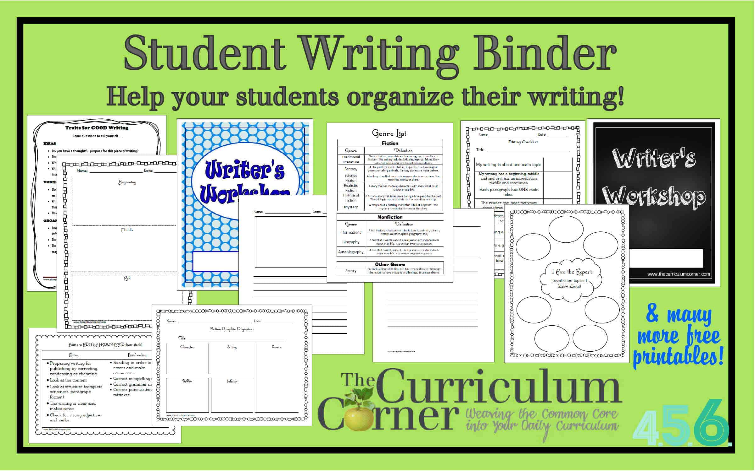 Organized student. Pupils are writing. Workshop for writers.