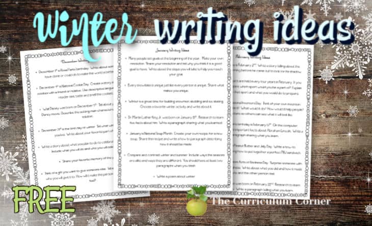 winter writing ideas