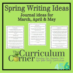 Spring Writing Ideas by The Curriculum Corner