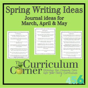 Spring Writing Ideas by The Curriculum Corner