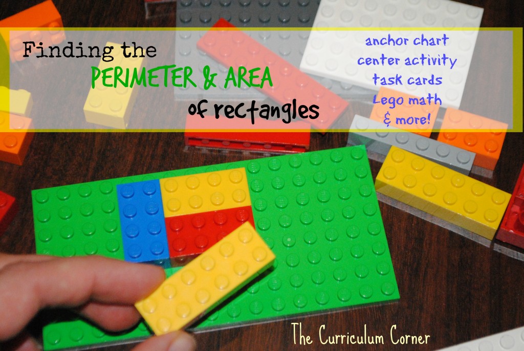 Finding the area and perimeter of rectangles resources from The Curriculum Corner