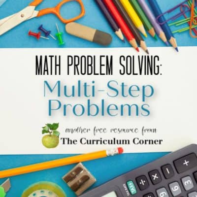 Multi-Step Word Problem Work Mats