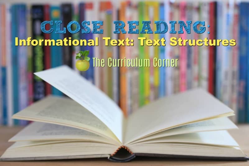 This free focus on close reading resource helps you teach students about text structures found in informational text.