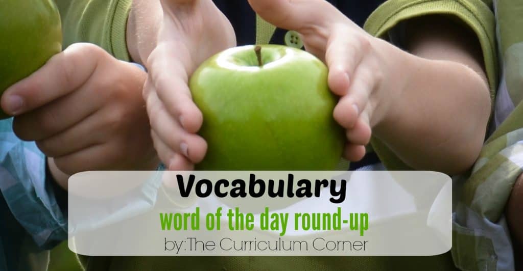 This vocabulary word of the day collection will provide teachers with a daily vocabulary word for word work.