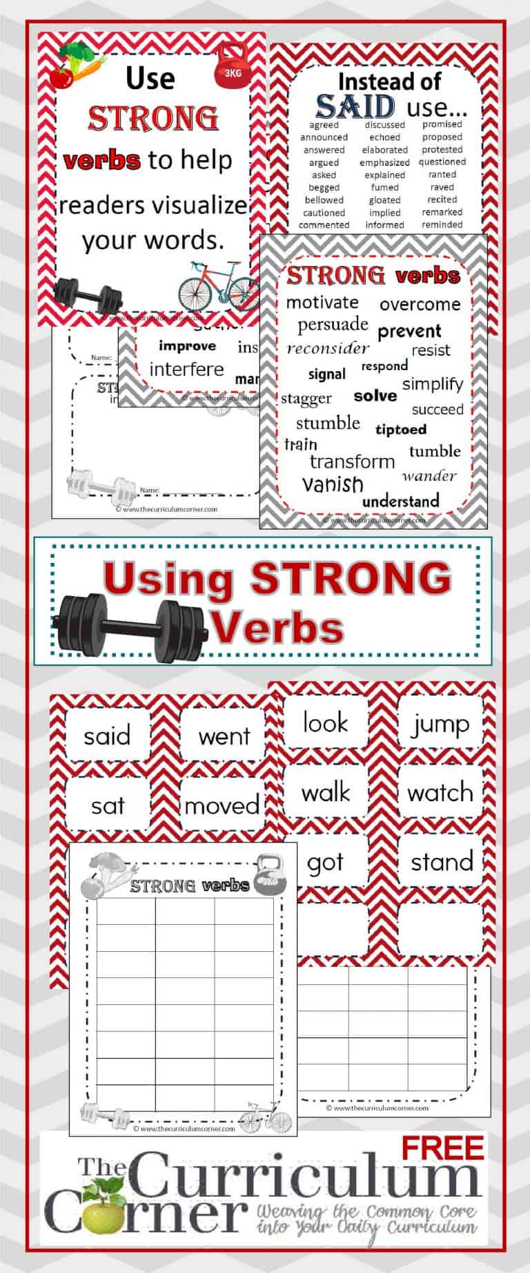 strong-verbs-in-writing-the-curriculum-corner-4-5-6