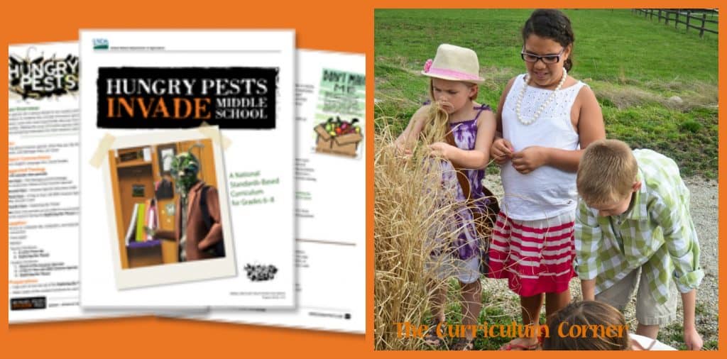 FREE Hungry Pests Curriculum - FREE and fits standards in grades 6 - 8, from USDA