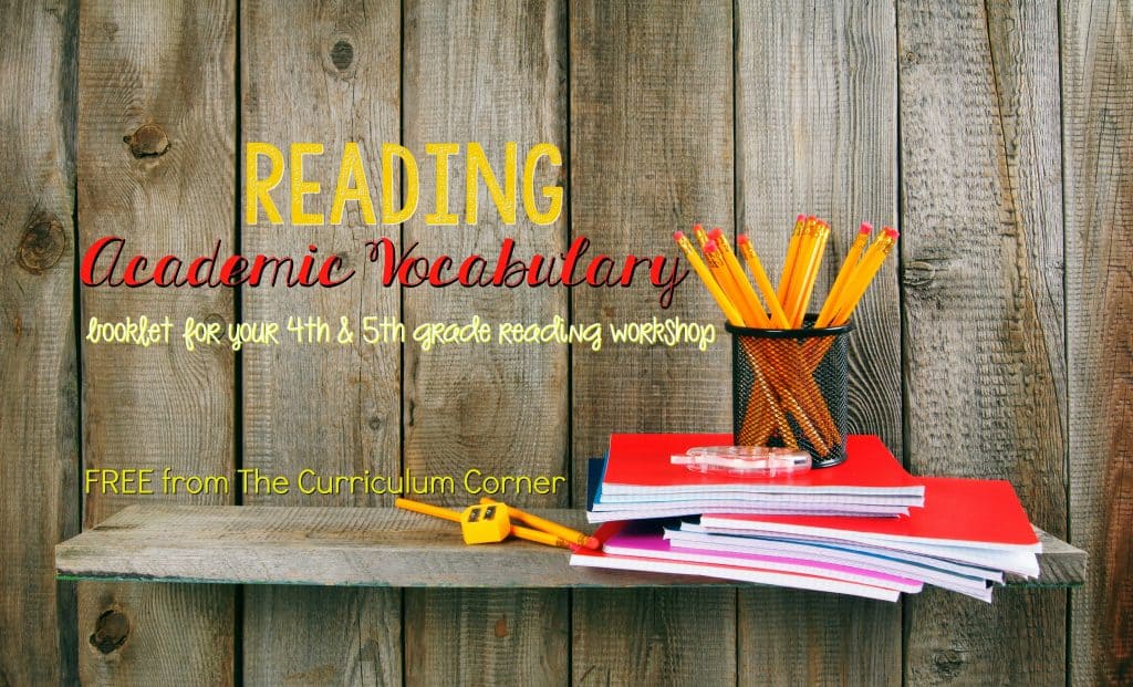 If you are looking to develop academic reading vocabulary, this free collection is what you need to get started!