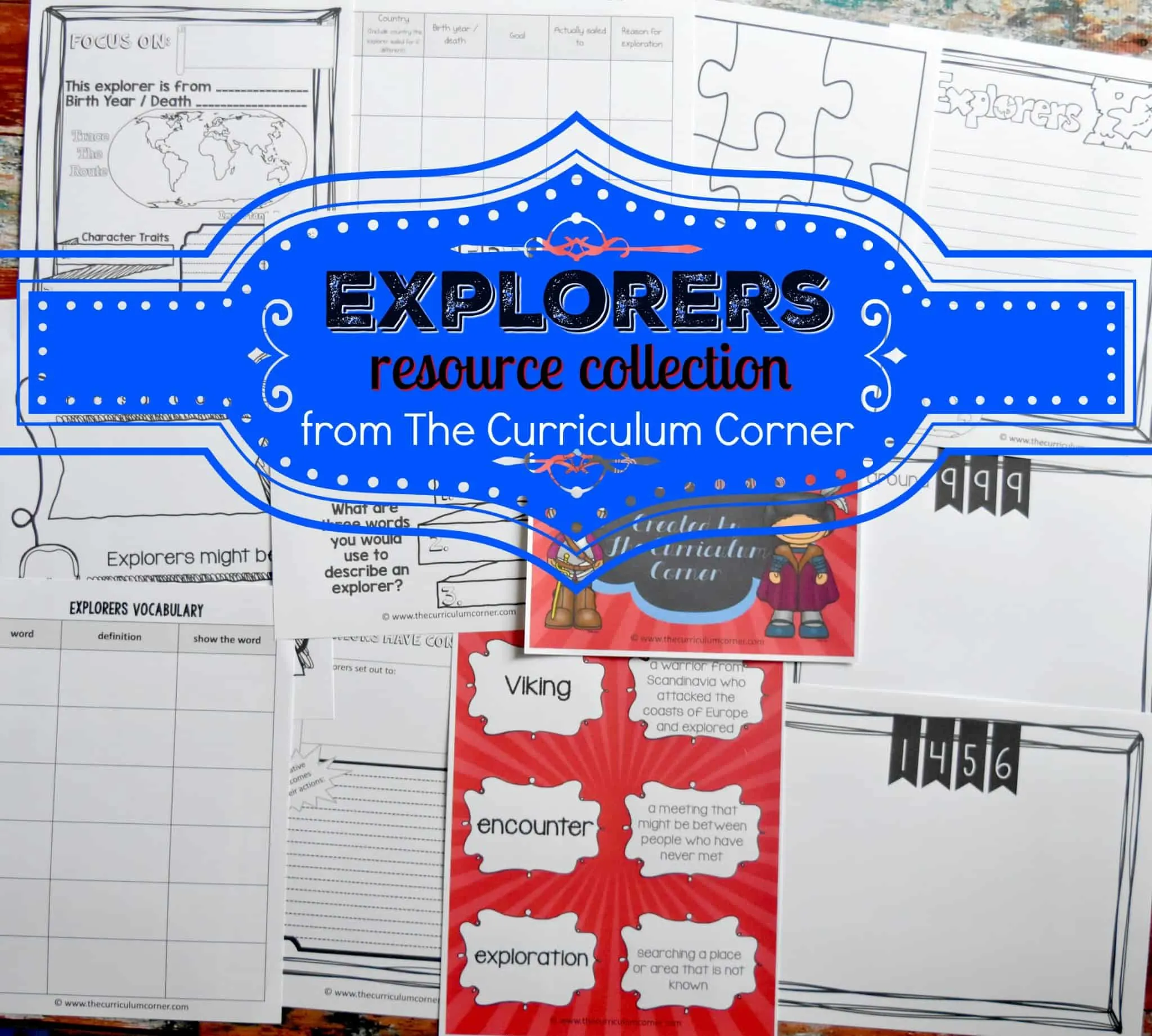 Famous Explorers Resources FREE