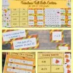 FREE Fall Math Centers for 4th & 5th Grades from The Curriculum Corner