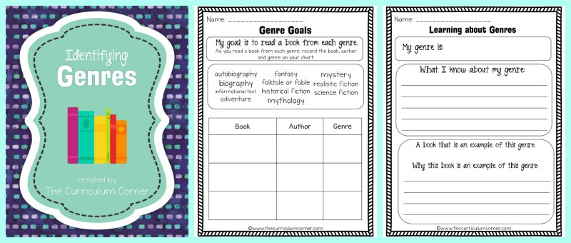 Reading Genre Chart