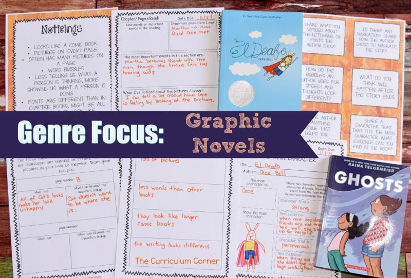 FREE Graphic Novels Collection for Reading Workshop from The Curriculum Corner 1