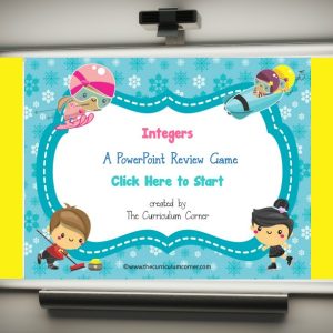 Adding and Subtracting Integers Game 2