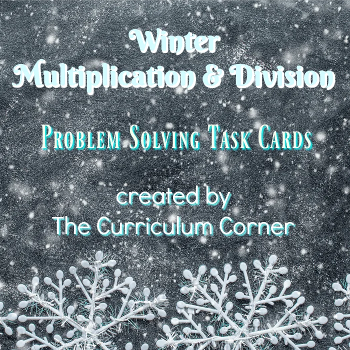 FREE Winter Problem Solving Practice Task Cards