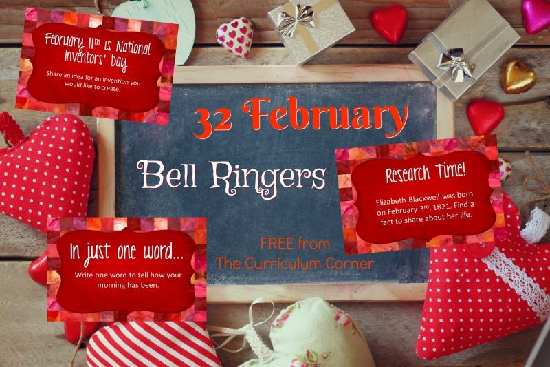 This collection of February bell ringers has been created to help you create a simple and engaging morning routine.