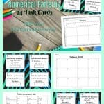 FREE Numerical Patterns Task Cards from The Curriculum Corner