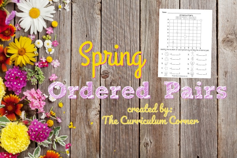 These spring ordered pairs have been created as an engaging, free printable math activity for your classroom (coordinate grids.)