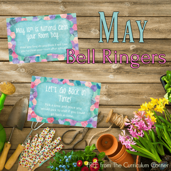 FREE May Bell Ringers from The Curriculum Corner