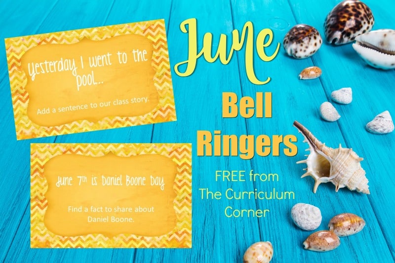 This free collection of June bell ringers has been created to help you create a simple and engaging morning routine.