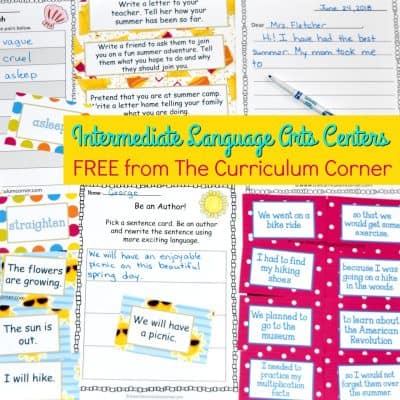 Summer Language Arts Centers