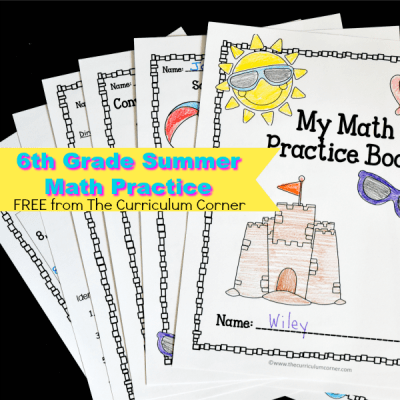 6th Grade Summer Math Booklet