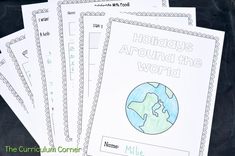 Celebrate Holidays Around the World in your classroom with this free printable collection from The Curriculum Corner.