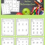 Addition with Regrouping Worksheets free from The Curriculum Corner