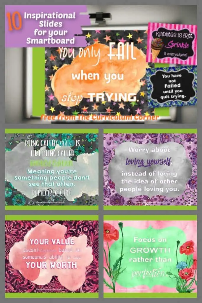 inspirational quote slides