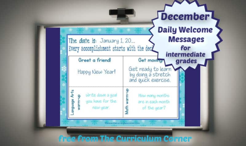 January Daily Welcome Messages