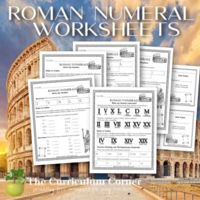 Roman Numeral Worksheets