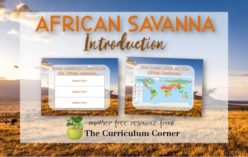 Virtual sub plans - African savanna introduction