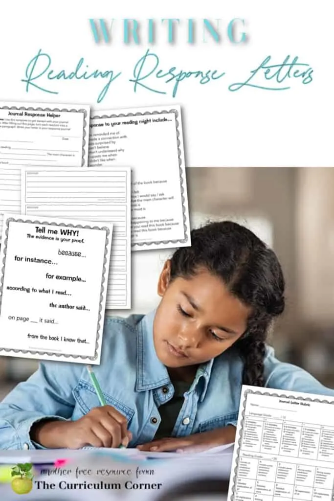 Reading response letters are a great way to interact with your students while learning about what and how they are reading.