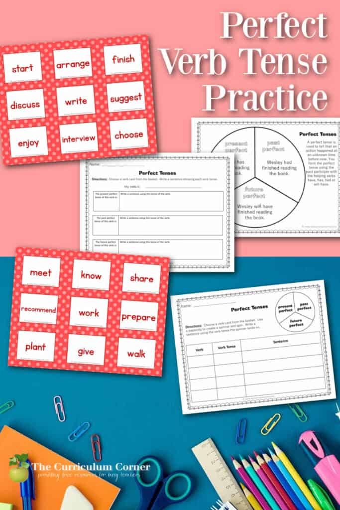 Download this perfect verb tense activity to help children begin to understand and explore the perfect tense. 