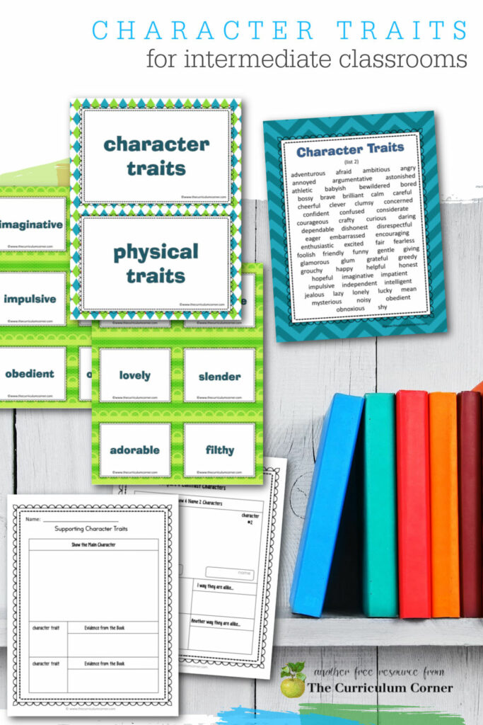Practice character traits practice with this collection of resources designed for your fourth and fifth grade reading workshop. 