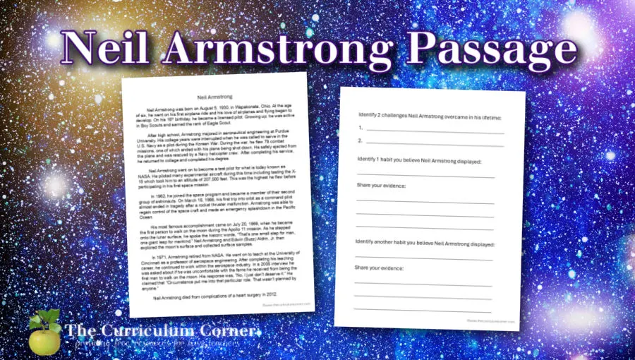 Download this free close reading passage focusing 
