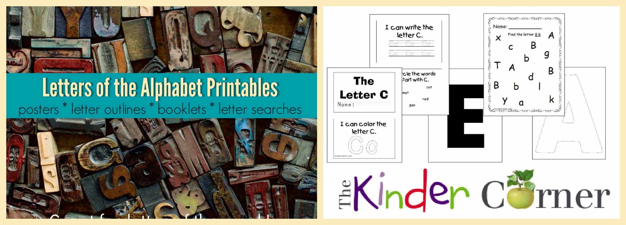 Letters of the Alphabet Resources - The Kinder Corner