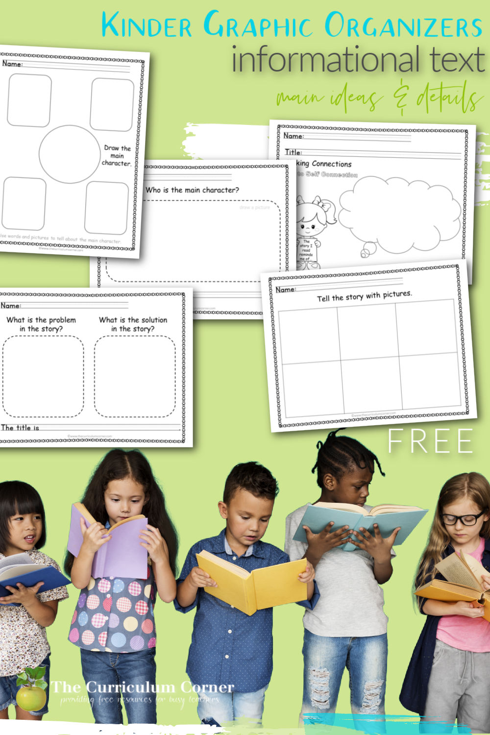 Graphic Organizers For Informational Text The Kinder Corner