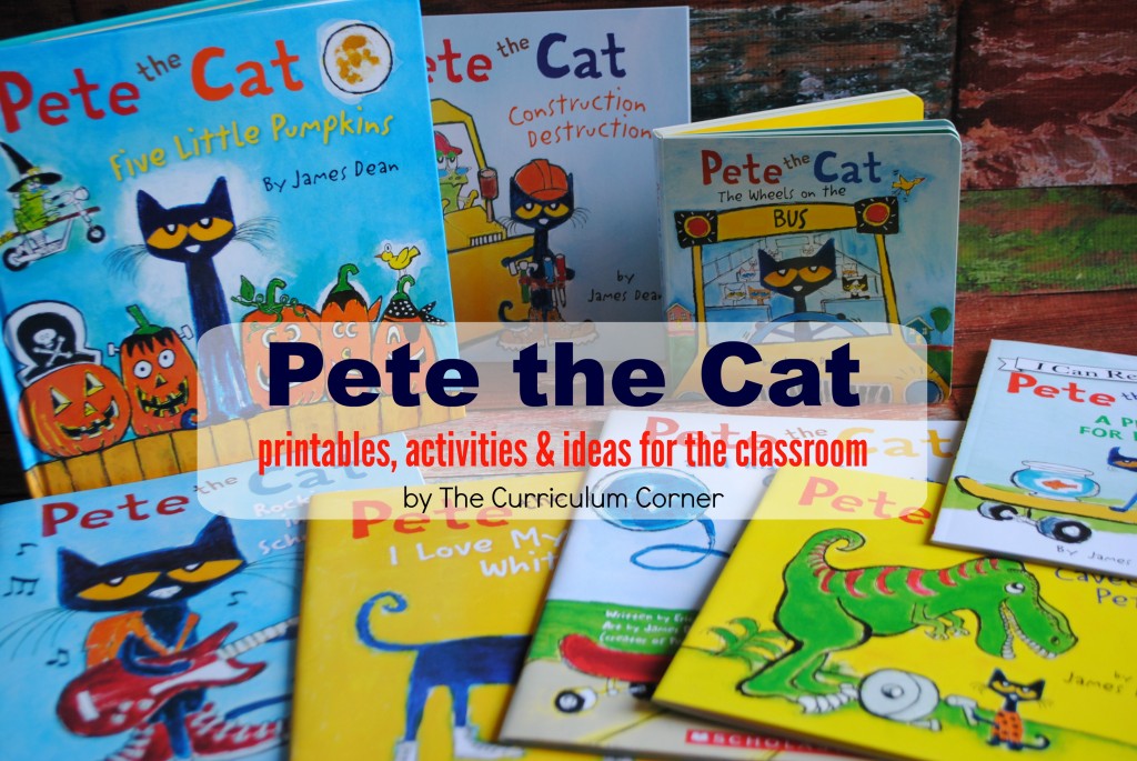 Pete the Cat Printables, Activities & more for the classroom | FREE from The Curriculum Corner