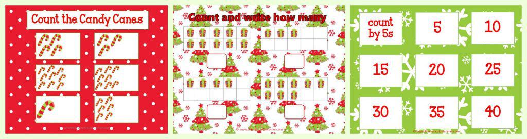 FREE Christmas Centers for Math & Literacy FREE from The Curriculum Corner