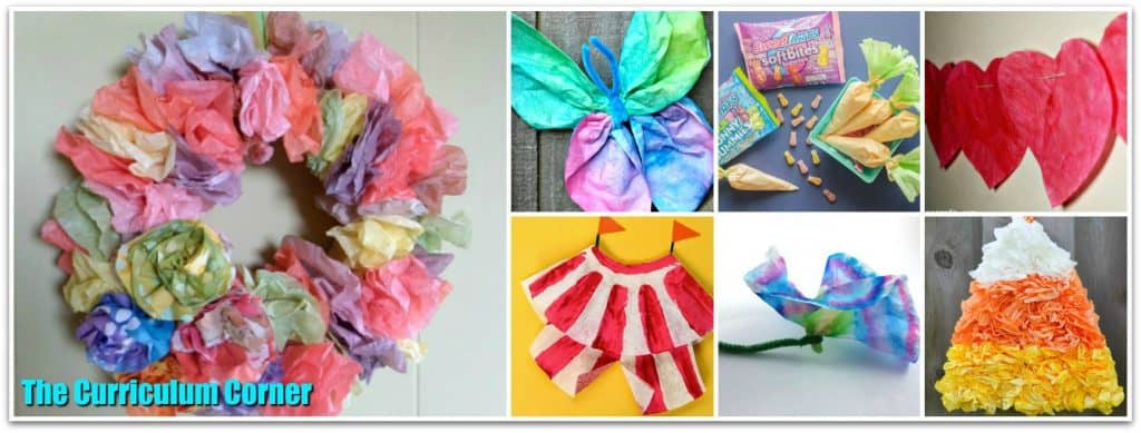 Coffee Filter Crafts from The Curriculum Corner