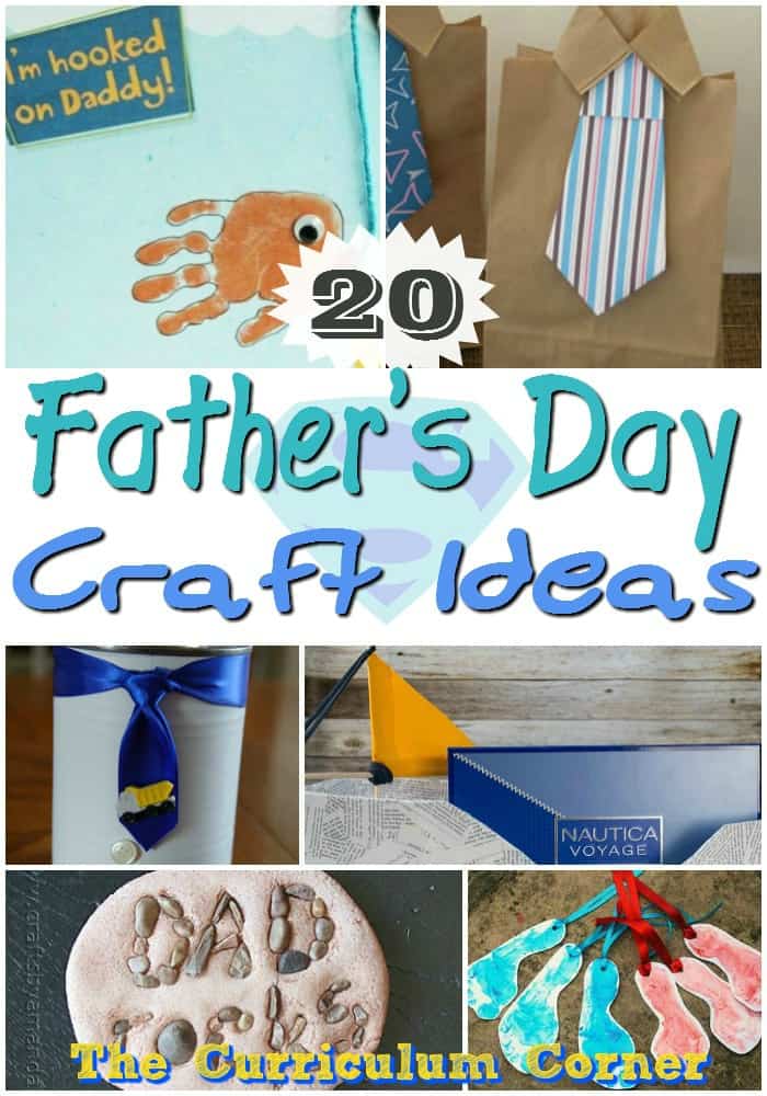 20 Father's Day Craft Ideas from The Curriculum Corner | Father's Day Crafts