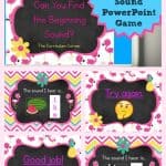 FREE Beginning Letter Sound PowerPoint Game from The Curriculum Corner