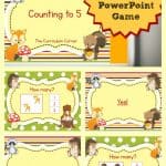 FREE Counting to 5 PowerPoint Game from The Curriculum Corner