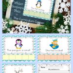 FREE Winter Scrambled Sentence Mats from The Curriculum Corner