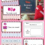 FREE Valentine's Day Scrambled Sentences from The Curriculum Corner