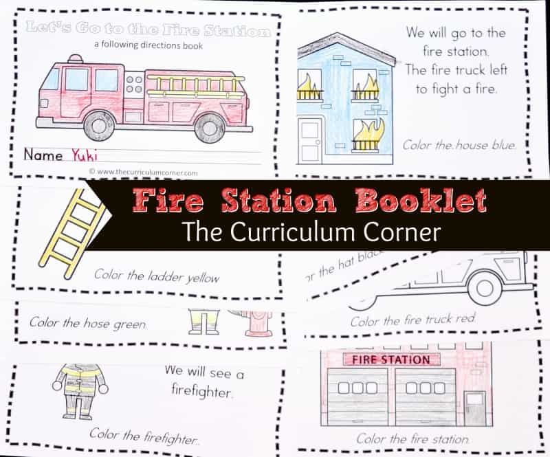 This simple firefighter booklet is perfect for your kinders! It is a great free addition to your focus on community helpers.