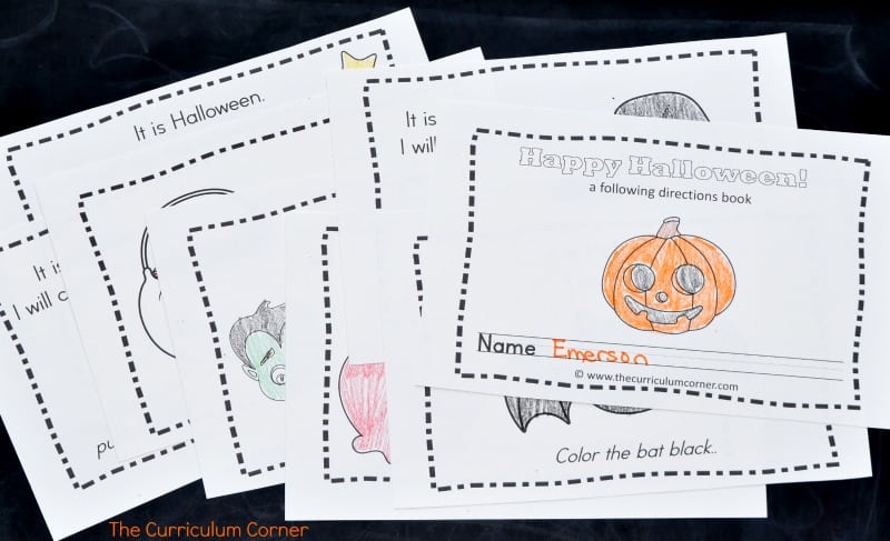 This simple Halloween following directions booklet is perfect for your kinders! It is a great free addition to your fall curriculum.