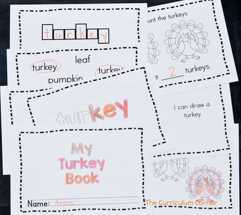 This simple turkey emergent reader is perfect for your kinders! It will be a great free addition to your fall curriculum.
