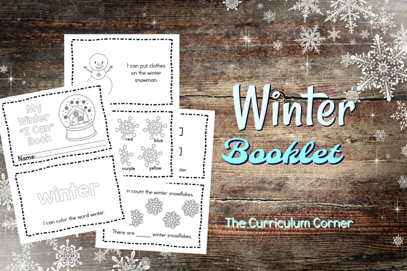 simple winter booklet